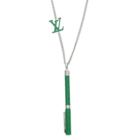 Louis Vuitton LV Marker Pendant Green Silver (Silver 14.78g)