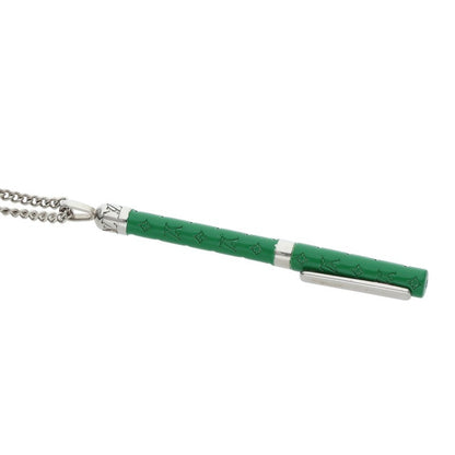 Louis Vuitton LV Marker Pendant Green Silver (Silver 14.78g)