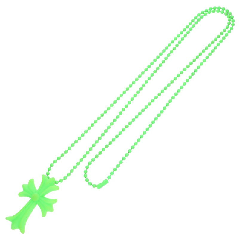 Chrome Hearts Rubber Charm Green (Silver 10.08g)
