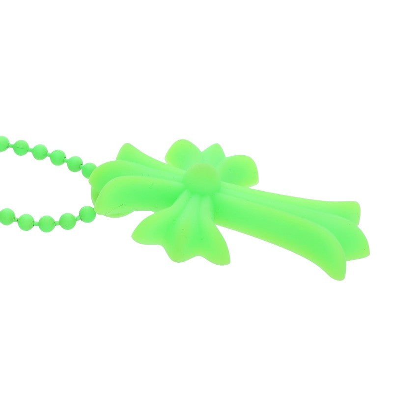 Chrome Hearts Rubber Charm Green (Silver 10.08g)