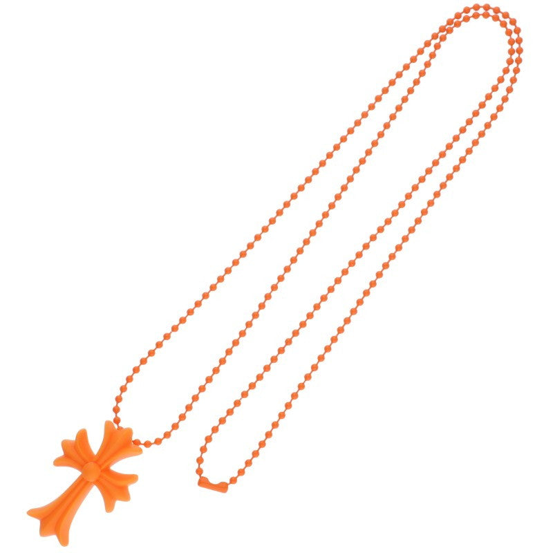 Chrome Hearts Small rubber Orange (Silver 8.75g)