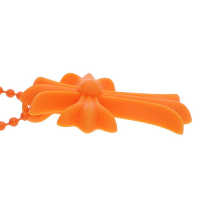 Chrome Hearts Small rubber Orange (Silver 8.75g)