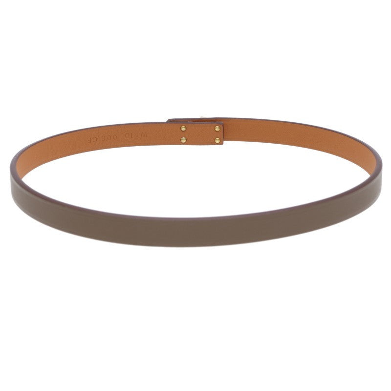HERMES Mini Kelly Etoupe Swift Leather Choker Size ONE SIZE
