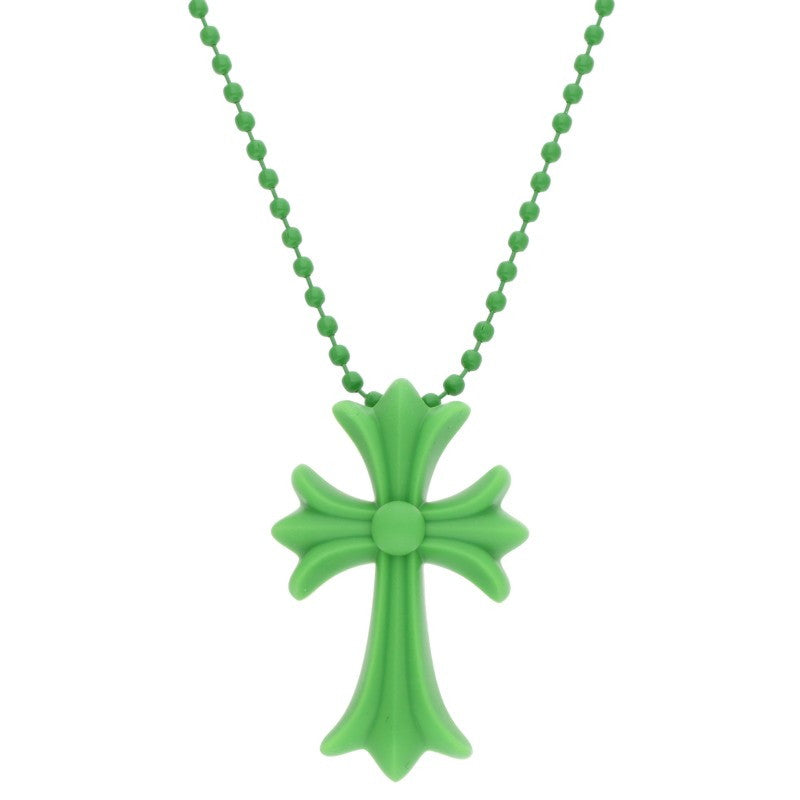 Chrome Hearts Small rubber band Green (Silver 8.18g)