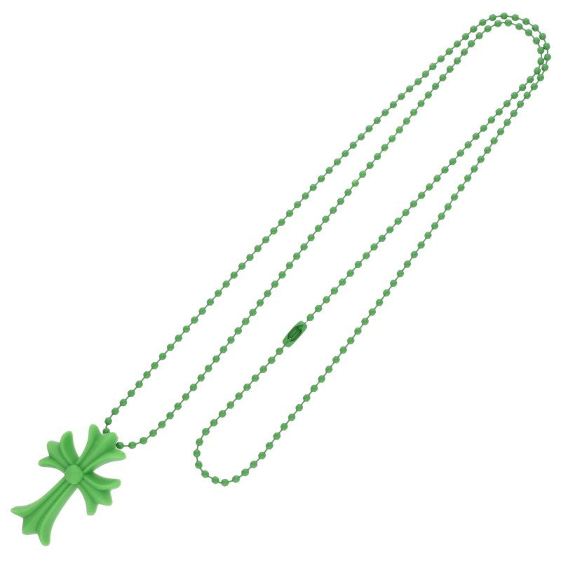 Chrome Hearts Small rubber band Green (Silver 8.18g)