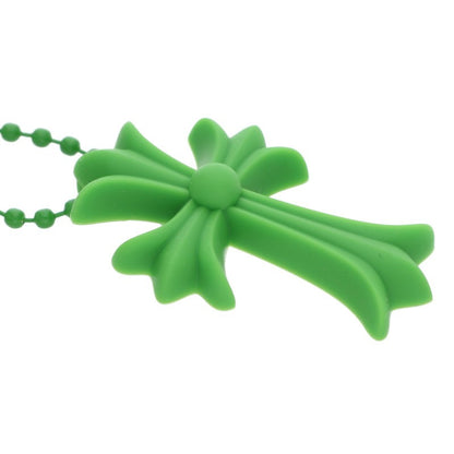 Chrome Hearts Small rubber band Green (Silver 8.18g)