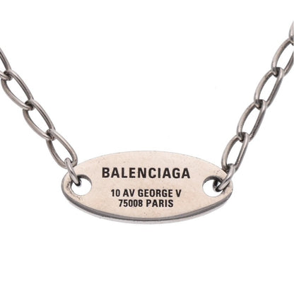 Balenciaga Logo Chain Necklace Silver (Silver 8.8g)