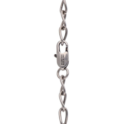 Balenciaga Logo Chain Necklace Silver (Silver 8.8g)