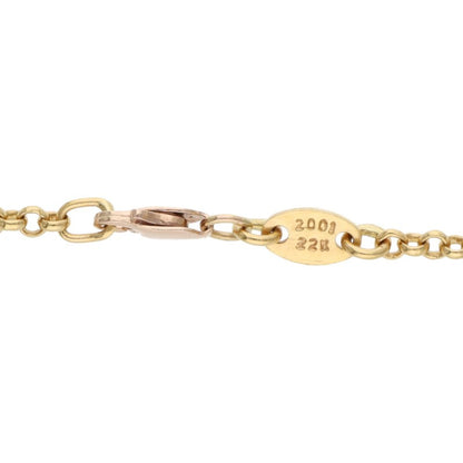 Chrome Hearts 22K Roll Chain 16 Gold Necklace Size ONE SIZE