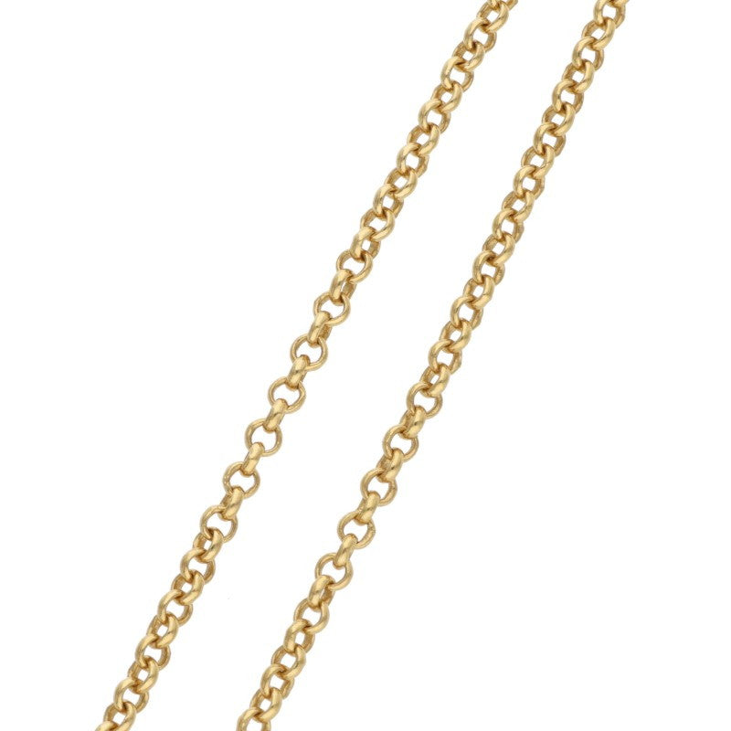 Chrome Hearts 22K Roll Chain 16 Gold Necklace Size ONE SIZE