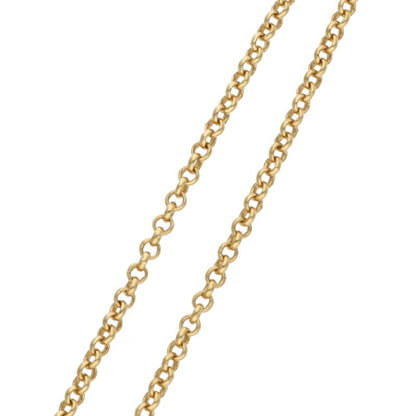 Chrome Hearts 22K Roll Chain 16 Gold Necklace Size ONE SIZE