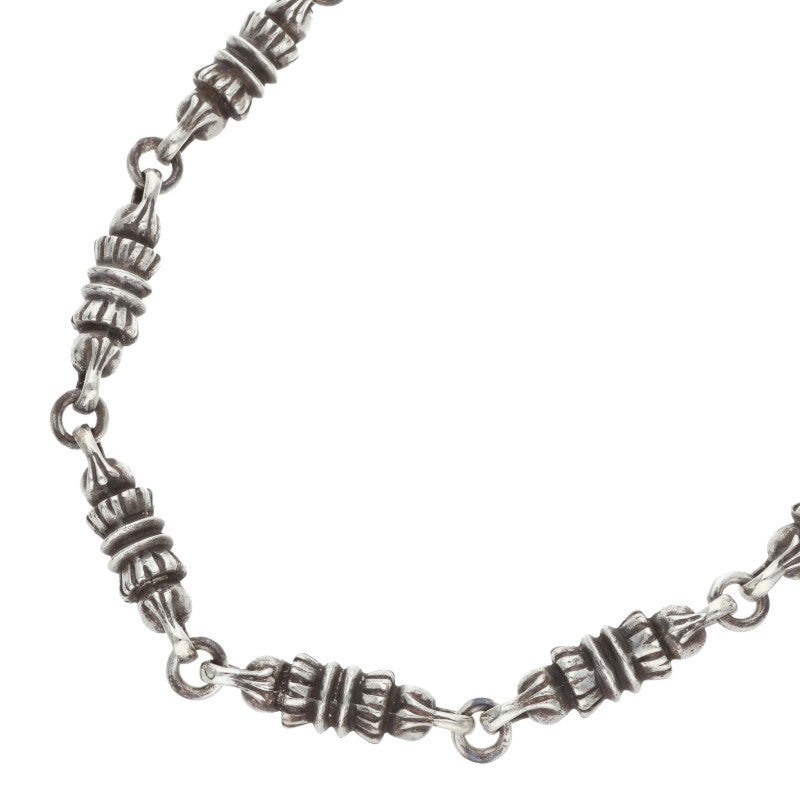 Chrome Hearts BARREL LINK Silver Necklace Size 15LINK
