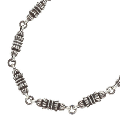 Chrome Hearts BARREL LINK Silver Necklace Size 15LINK