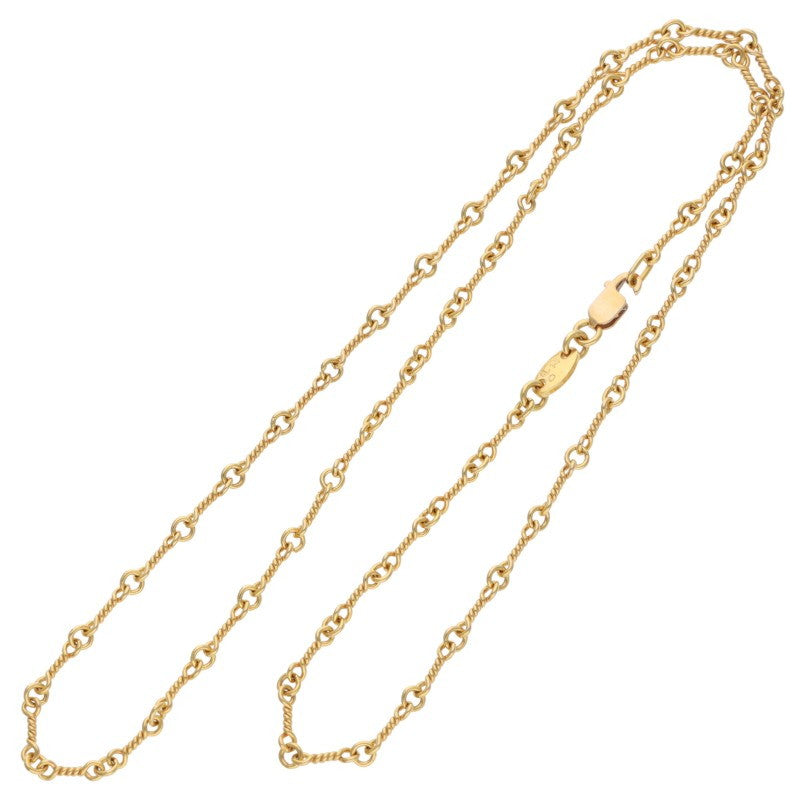 Chrome Hearts 22K Twist Chain 18 Gold Necklace Size ONE SIZE