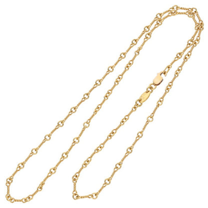 Chrome Hearts 22K Twist Chain 18 Gold Necklace Size ONE SIZE