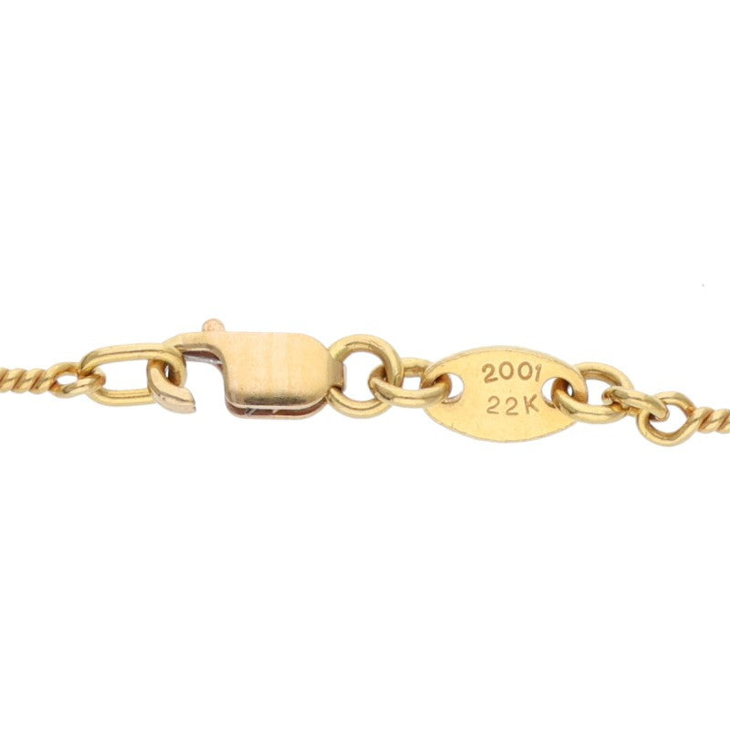 Chrome Hearts 22K Twist Chain 18 Gold Necklace Size ONE SIZE