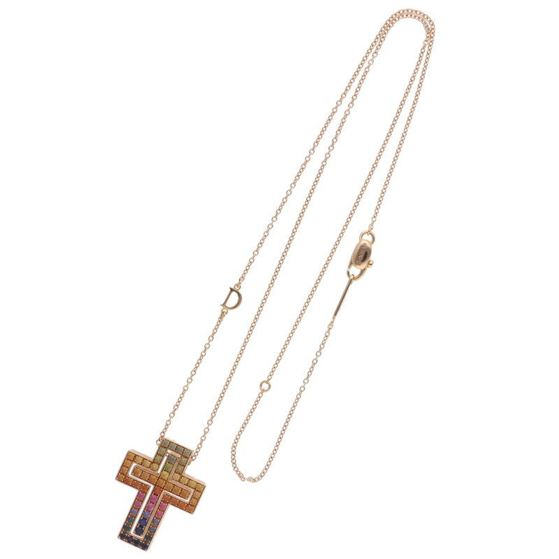 DAMIANI Belle Epoque M 18K PG Rainbow Sapphire Size ONE SIZE