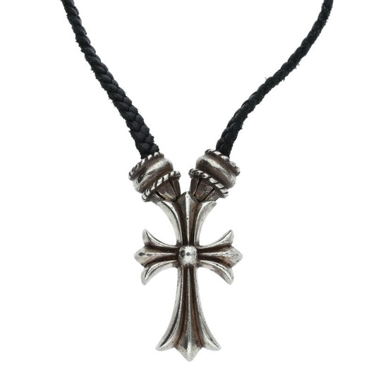 Chrome Hearts Small CH Cross Crimped Necklace Size ONE SIZE