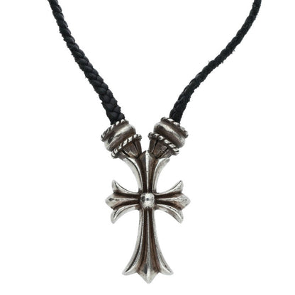 Chrome Hearts Small CH Cross Crimped Necklace Size ONE SIZE