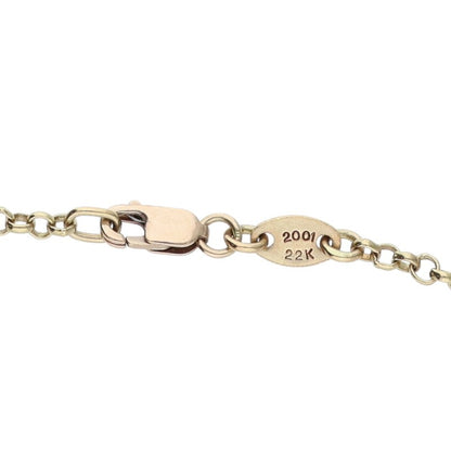 Chrome Hearts 20inch Roll Chain 22K Gold