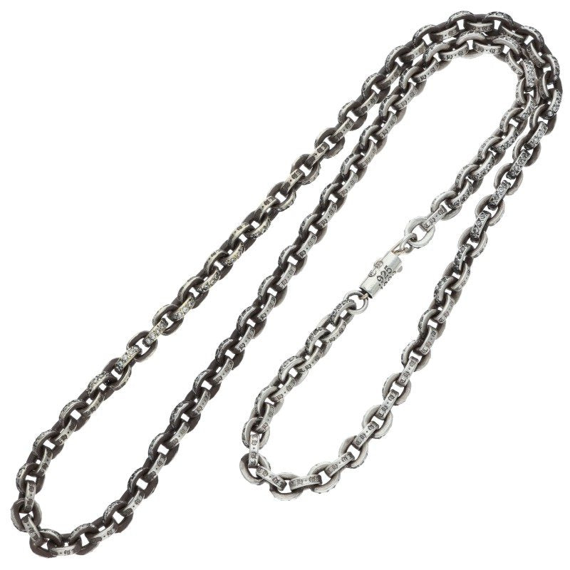 Chrome Hearts Paper Chain Pave Diamond Necklace Size 20INCH