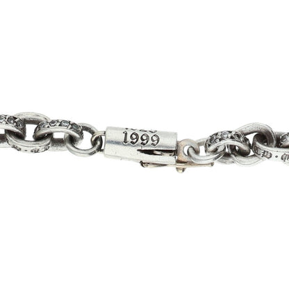 Chrome Hearts Paper Chain Pave Diamond Necklace Size 20INCH