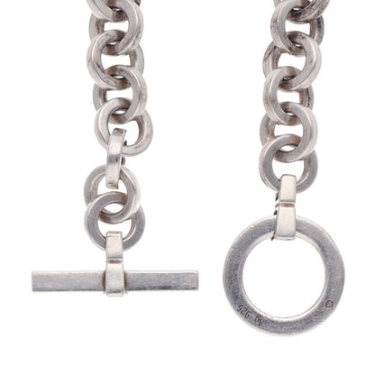 HERMES Caravan Crescendo Silver Necklace Size ONE SIZE