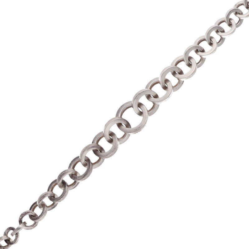 HERMES Caravan Crescendo Silver Necklace Size ONE SIZE