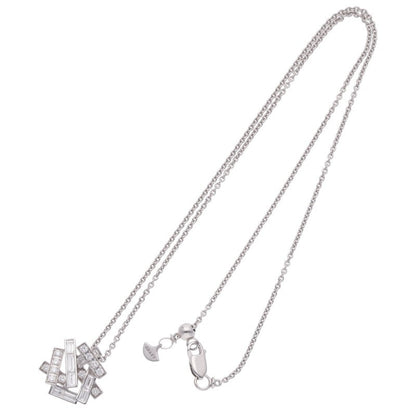 GRAFF Thread 18K White Gold Diamond Necklace Size ONE SIZE
