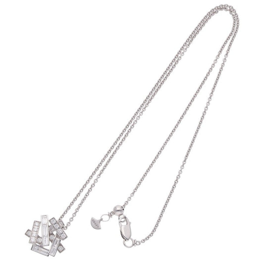GRAFF Thread 18K White Gold Diamond Necklace Size ONE SIZE
