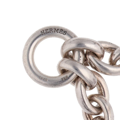 HERMES Crescendo Silver Necklace Size ONE SIZE