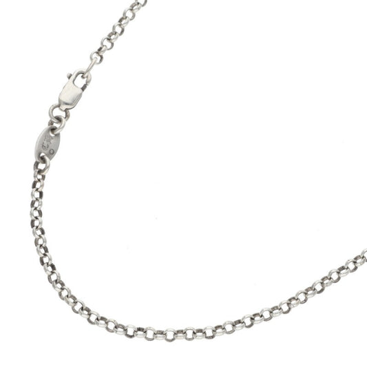 Chrome Hearts Roll Chain 18" Silver Necklace Size ONE SIZE