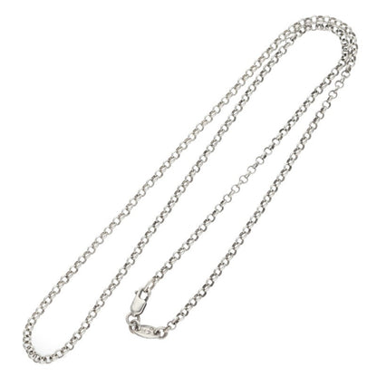 Chrome Hearts Roll Chain 18" Silver Necklace Size ONE SIZE