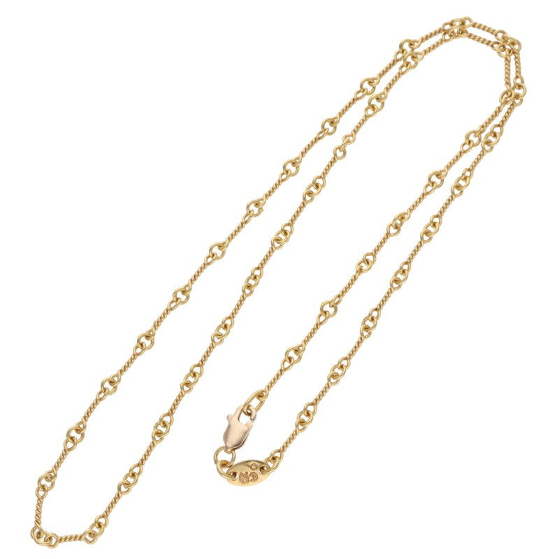 Chrome Hearts 22K Yellow Gold Chain Necklace Size 16INCH