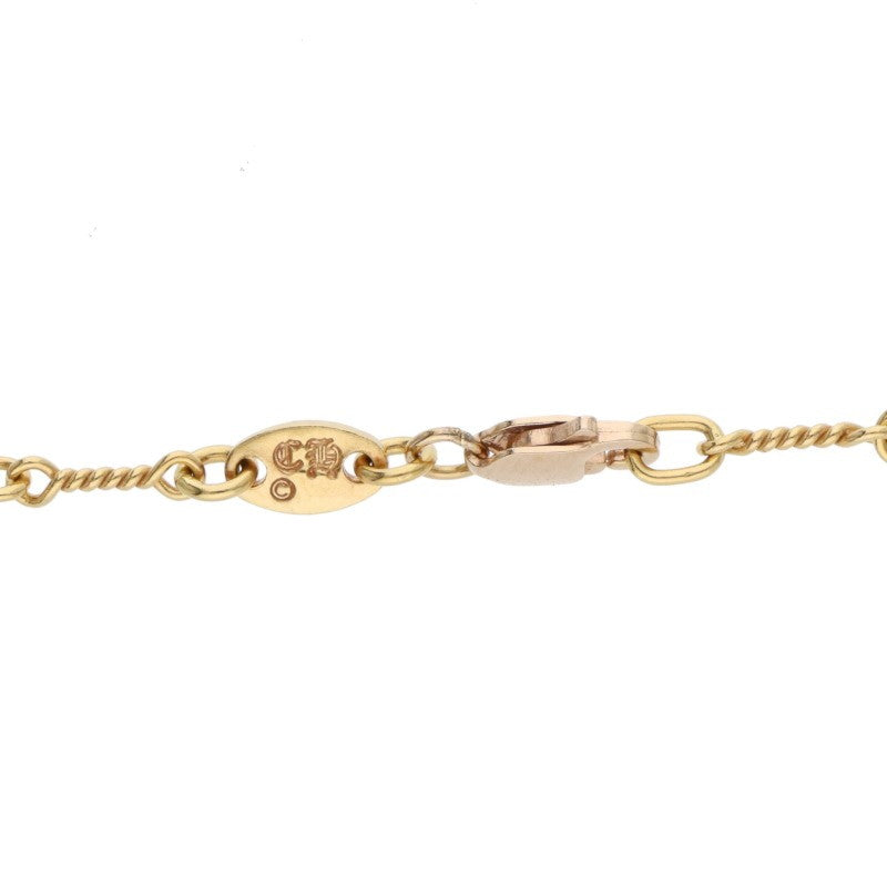 Chrome Hearts 22K Yellow Gold Chain Necklace Size 16INCH