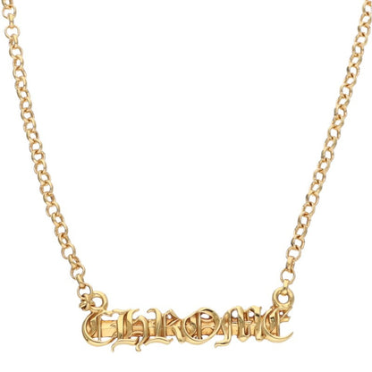 Chrome Hearts 22K Yellow Gold 18inch Necklace