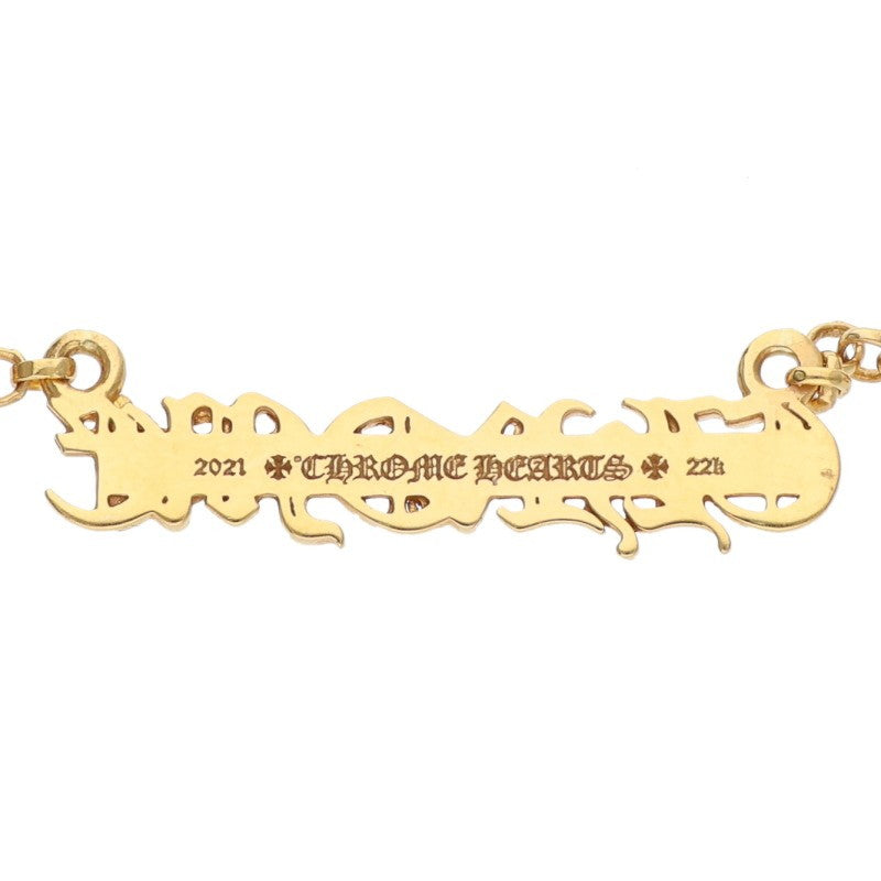Chrome Hearts 22K Yellow Gold 18inch Necklace