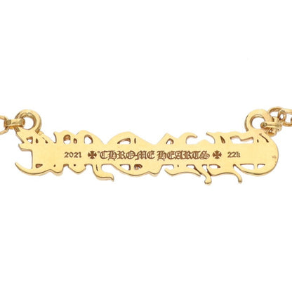 Chrome Hearts 22K Yellow Gold 18inch Necklace