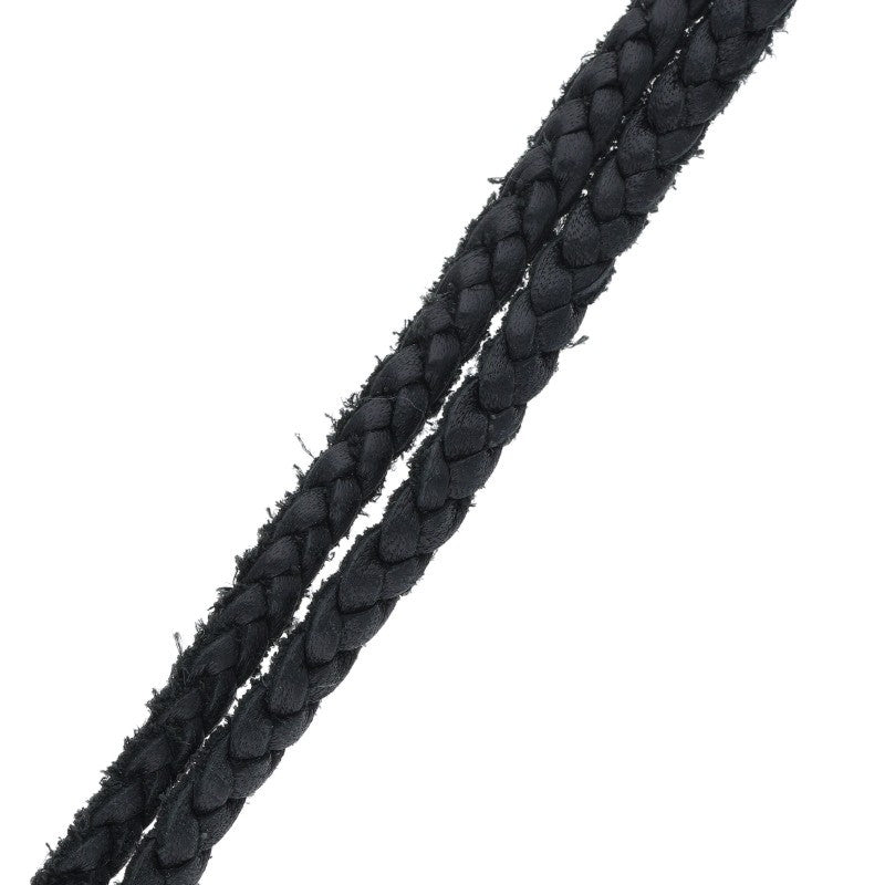 Chrome Hearts Scrolled Leather Blade Black x Silver (Silver 10.17g)