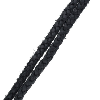 Chrome Hearts Scrolled Leather Blade Black x Silver (Silver 10.17g)