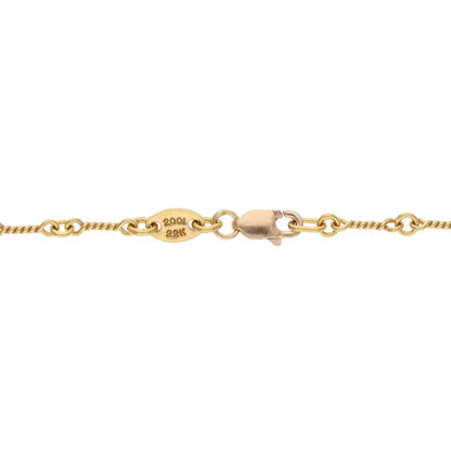 Chrome Hearts 22K Twist Chain 18inch Gold Size ONE SIZE