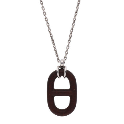 HERMES Chaine d'Ancre Vulcanium Necklace Size ONE SIZE