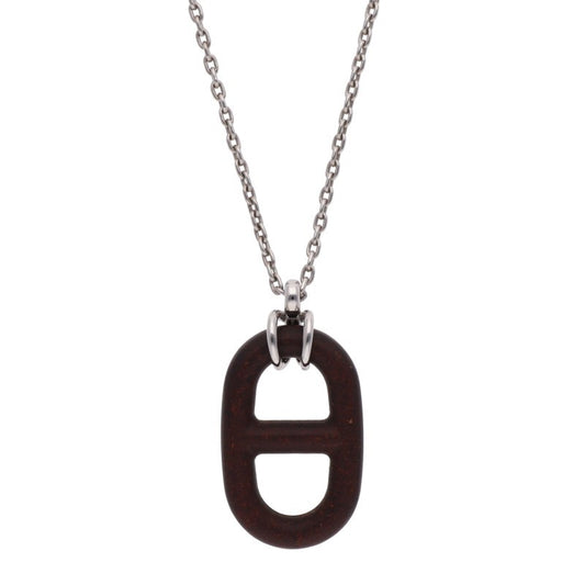 HERMES Chaine d'Ancre Vulcanium Necklace Size ONE SIZE