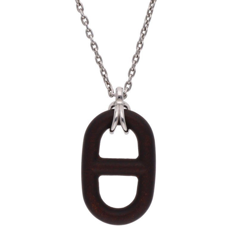 HERMES Chaine d'Ancre Vulcanium Necklace Size ONE SIZE