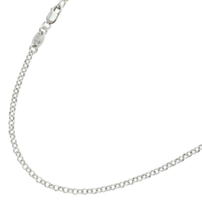 Chrome Hearts 925 Silver Roll Chain Necklace Size 18INCH