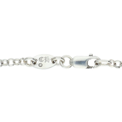 Chrome Hearts 925 Silver Roll Chain Necklace Size 18INCH