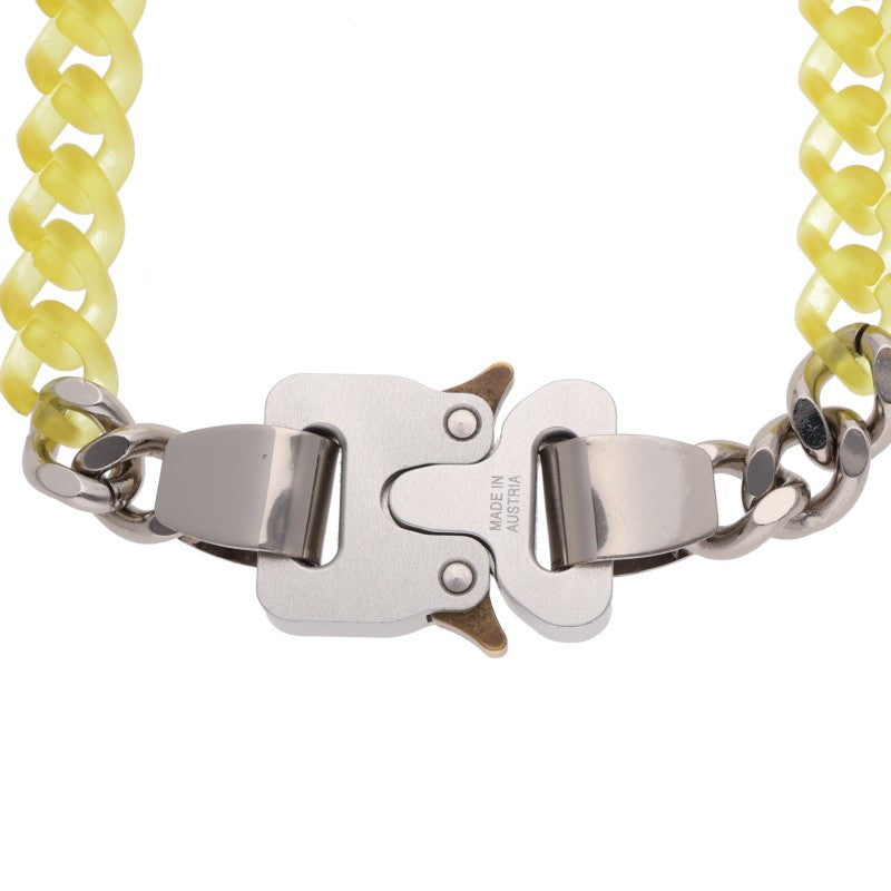 ALYX Buckle Choker Necklace Silver/Yellow Size ONE SIZE