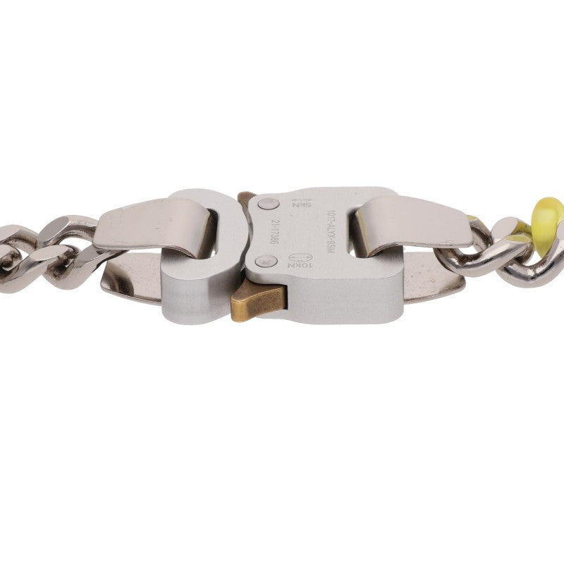 ALYX Buckle Choker Necklace Silver/Yellow Size ONE SIZE