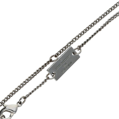 Louis Vuitton Silver Monogram Ring Necklace (Silver 15.74g)