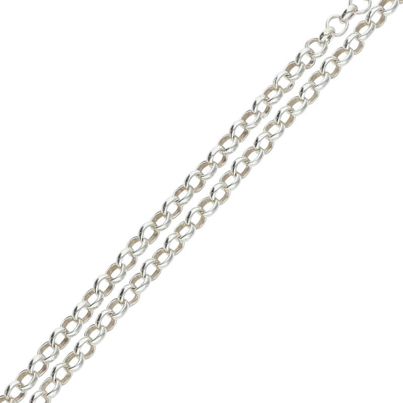 Chrome Hearts 18in Roll Chain Silver Necklace Size ONE SIZE